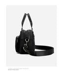 Black Large Capacity Single Shoulder Bag – Waterproof Nylon Tote with Adjustable Strap, Multi-Functional Design for Everyday Use
