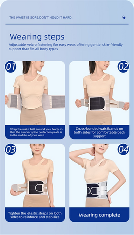 Size XL Grey Wide Breathable Lumbar Support Belt  – Adjustable Back Brace for Pain Relief & Posture Correction