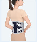 Size XL Grey Wide Breathable Lumbar Support Belt  – Adjustable Back Brace for Pain Relief & Posture Correction