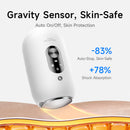 White 2-in-1 Electric Foot Care Device – Cordless Callus Remover & Skin Polisher with Dual Heads