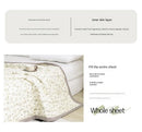 Lightweight Reversible Summer Quilt - Soft, Breathable & Machine Washable Comforter(150x200cm Fan Flower)
