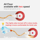 Red Interactive Smart Electric Cat Toy Ball - Automatic Irregular Rolling Teaser for Independent Play