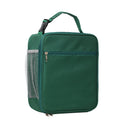 Green Portable Insulated Lunch Bag - Large Capacity Thermal Cooler Tote with Shoulder Strap for Work, School, and Picnic