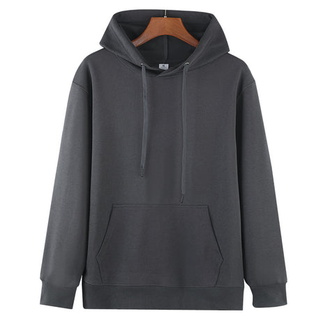 2XL Black Men's Classic Fleece Pullover Hoodie - Warm & Cozy Winter Essential