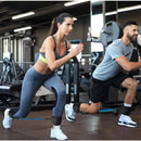 Pink Black Snap Resistance Bands Set with Ankle Straps for Glute Kickbacks & Leg Workouts (10-30lbs)