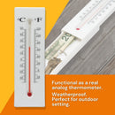 2-Pack Outdoor Fake Thermometer Diversion Safe - Hidden Key, Money, Medicine Hiding Box