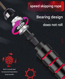 5 PCS Black-red Adjustable Steel Wire Speed Jump Rope Set - Professional Fitness Rope with Ball Bearings for Cardio, Boxing & Workout