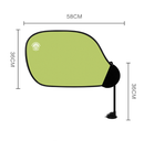 Universal Adjustable Car Window Sunshade - Flexible Arm with Suction Cup for Total Sun & Glare Protection