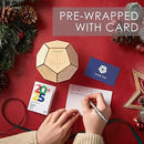 Unique Geometric Wooden Perpetual Desk Calendar - Manual DIY Block Calendar for Home & Office