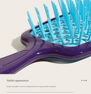 Green 8-Piece Detangling Hair Brush Set - Vented Wet/Dry Brushes for Smooth, Knot-Free Hair