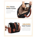 Pink Stylish 16-inch Women's Tote Bag - Teacher & Nurse Puffer Work Bag, Travel & Daily Handbag with Cup Holders