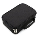 Black Large Capacity 72-Slot Pencil Case - Multi-functional Oxford Cloth Storage for Students, Artists & Stationery (23x7x16 cm, 228g)