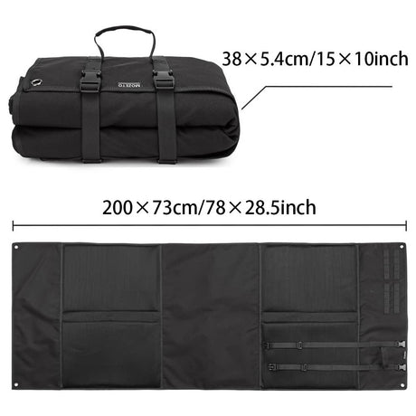 Green Portable Outdoor Tactical Shooting Mat - Field Training, Camping, Picnic & Moisture-Proof Nap Pad (200x73 cm / 78x28.5 inches)