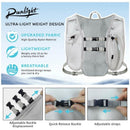 Grey Lightweight Hydration Backpack with 1.5L Water Bladder Compact Cycling Running Pack for Hiking and Outdoor Sports Ideal for Australian Adventures