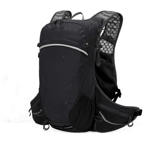 Black Lightweight Outdoor Hiking Backpack Nylon Daypack for Cycling Camping and Mountaineering Breathable Sports Bag Ideal for Australian Adventures