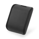 Black Premium Car Shoe Storage Box PVC Leather Travel Sneaker Case Boot Organiser Compact Under Seat Holder for Drivers 35cm x 26cm