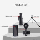 10-30X50 High Power Zoom Monocular Telescope Set with Smartphone Holder and Tripod Waterproof HD Spotting Scope for Bird Watching Camping and Concerts