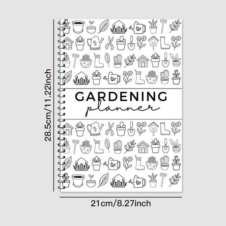 Garden Planner Journal & Plant Care Log Book with Layout Grids Watering Schedule and Budget Tracker for Indoor and Outdoor Gardening
