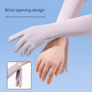 Dark Grey Cooling UV Protection Arm Sleeves Long Sun Block Gloves Breathable Stretchy Hand Cover for Cycling Driving and Outdoor Sports Australia