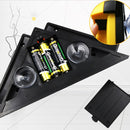 Yellow 90 Degree Laser Square Level Tool - Right Angle Line Projector for Tiling & Flooring Layout - Dual Bubble Alignment Aid for DIY Renovation (190mm)