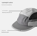 White UPF 50+ Quick-Dry Outdoor Sun Hat with Breathable Mesh - Lightweight Adjustable Cap for Hiking, Camping and Fishing in the Australian Sun