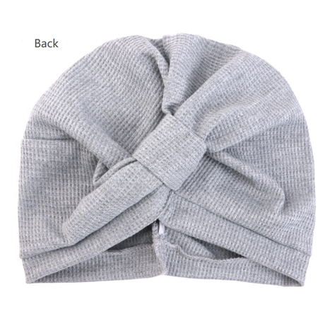 Khaki 3 Pack Women's Cotton Waffle Knit Turban Headwrap - Thickened Indian Style Beanie Cap - One Size Fits All for Australian Daily Wear