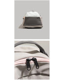 Khaki Minimalist Laptop Backpack Large Capacity 43cm for Men and Women - Unisex Casual School Bag for Uni and Work