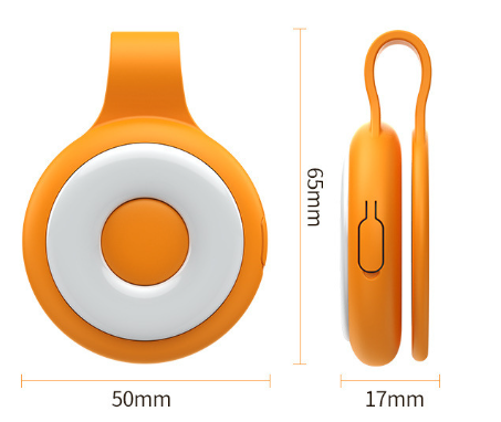 Blue Mini Magnetic Selfie Light Clip-On LED Phone Fill Light Rechargeable 500mAh 5 Lighting Modes Portable Video Light for Vlogging & Zoom Calls