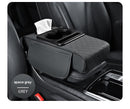 Premium Car Armrest Organizer & Comfort Pad(grey)