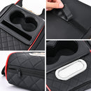 Premium Car Armrest Organizer & Comfort Pad(Beige)