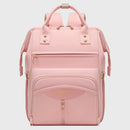 Multifunctional Diaper Bag Backpack(Pink) - Large Capacity & Organized Storage for Baby Essentials