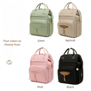 Multifunctional Diaper Bag Backpack(Pink) - Large Capacity & Organized Storage for Baby Essentials