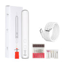 Khaki Pro Portable Electric Nail Drill Kit With 10 Bits - Fast, Quiet, Rechargeable