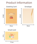 Interactive 3D Pop-Up Birthday Card with Music, Light