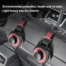 Brown 3-in-1 Car Headrest Organizer Hook