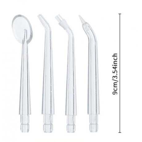 White Cordless Water Flosser, USB Rechargeable with 4 Tips