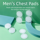 Men's Skin Color Invisible Chest Sticker (4.5cm) - TPU Anti-Scratch Sports Style