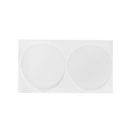 Men's White Invisible Chest Sticker (3.5cm) - TPU Anti-Scratch Sports Style