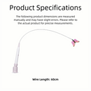 Automatic Interactive Butterfly Cat Toy – Electric Rotating Wand with 60CM Steel Wire, Suction Base & 2 Smart Modes for Kitten Enrichment