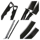 5-Pack Black Hard Bristle Crevice Brush (225 * 16mm) – Multifunctional Gap Cleaner, for Bathroom Household Kitchen Tiles Window Crevice Cleaning