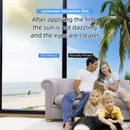 Premium 6-Layer Dark Grey Window Film for Home/Office – Reflective One-Way Privacy, 50cm x 2m One Roll, UPF 50+ UV Block,With Full Install Tools