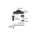Black Quick-Adjust MS4 Tactical Sling System - Single/Two-Point Conversion Kit for Outdoor Gear