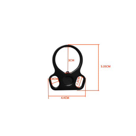 Green Quick-Adjust MS4 Tactical Sling System - Single/Two-Point Conversion Kit for Outdoor Gear