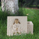 Resin Pet Urn Keepsake Box(8.5*8.5*5.3CM) – Child Hugging Cat Cremation Memorial