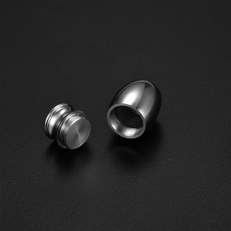 6-Pack 25x16mm Heart Pattern Mini Keepsake Urn – Steel Ashes Memento for Beloved Pets