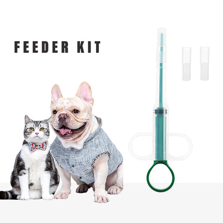 5-Pack 160mm Red Pet Pill Shooter – Soft Silicone Tip Feeder for Cats Dogs