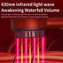 Red Luxury Red-Light Therapy Electric Scalp Massager Comb with Liquid Applicator - 3 Modes Vibration for Hair Growth & Relaxation