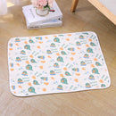 2-Pack Green Dinosaur Pet Summer Cooling Latex Pad (S Size: 40*30cm) - Breathable Ice Silk & Latex-Filled Dog Bed Cat Sleeping Mat with Non-Slip Base