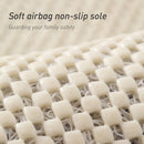 Grey Cat Head Design Loofah Texture Shower Mat (44x75cm) - Non-Slip PVC Bathroom Floor Mat with Drainage, Quick-Dry, Anti-Mould