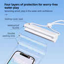 3-PCS Blue IPX8 Waterproof Phone Pouch(19×11 CM) - Universal Touch Screen & Underwater Photo Case for Swimming, Snorkeling, and Beach